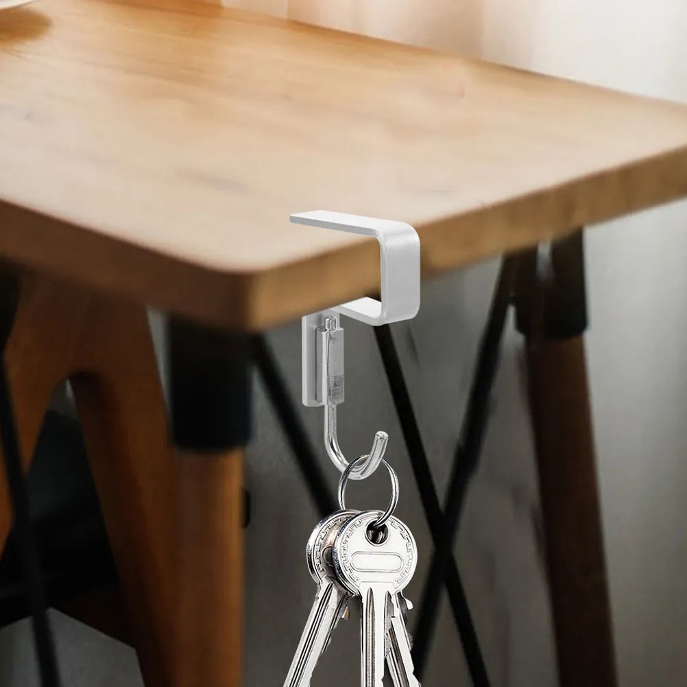 Комплект из 2 крючков для рюкзака/сумки на стол, из алюминиевого сплава, удобный держатель для школьной сумки/кошелька на стол
Комплект из 2 крючков для рюкзака/сумки на стол, из алюминиевого сплава, удобный держатель для школьной сумки/кошелька на стол