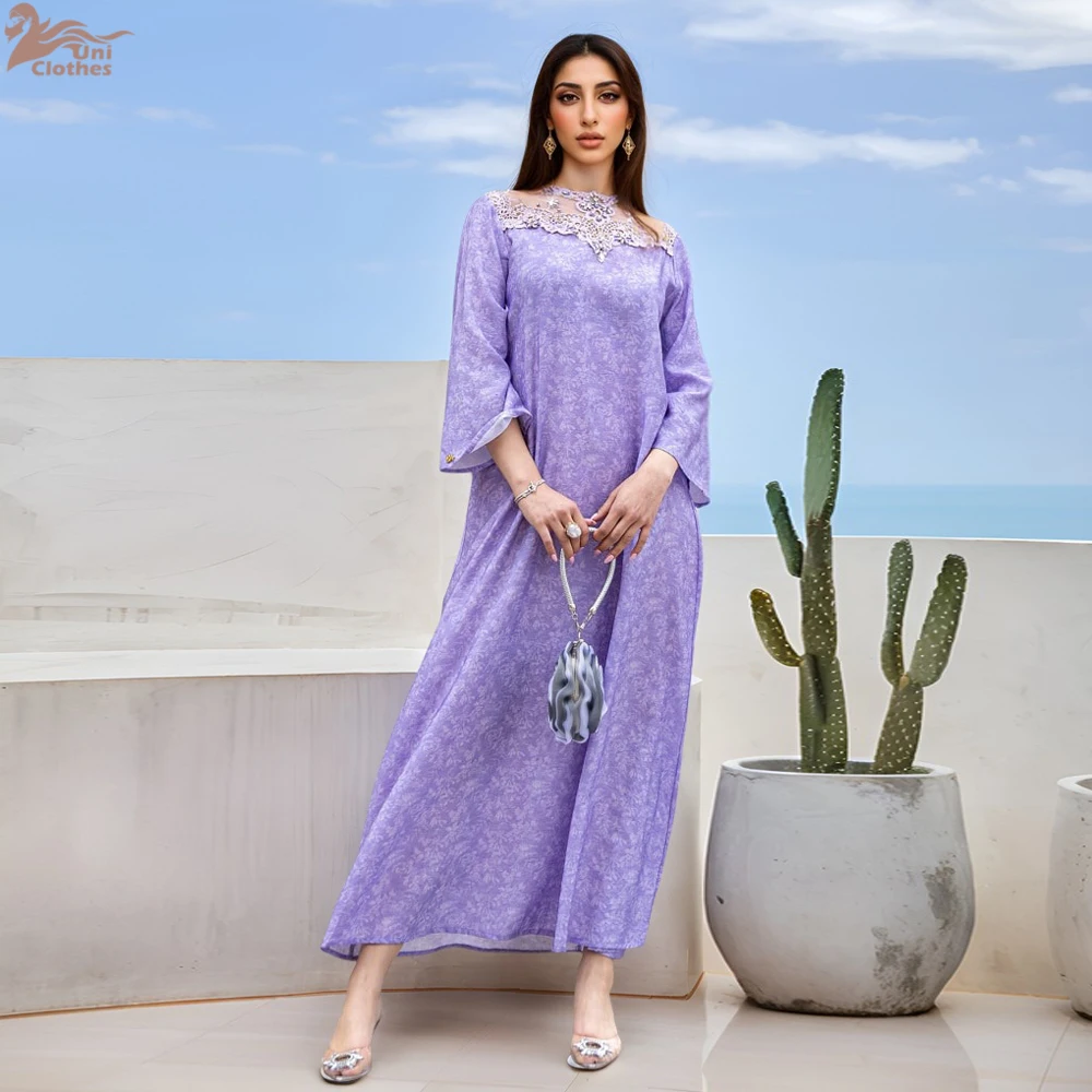 Ramadan Eid Purple Abaya Damen Dubai Luxury Kaftan Muslim Long Dress Abayas For Women Vestidos Longos Islam Robe Femme Musulmane
Ramadan Eid Purple Abaya Damen Dubai Luxury Kaftan Muslim Long Dress Abayas For Women Vestidos Longos Islam Robe Femme Musulmane