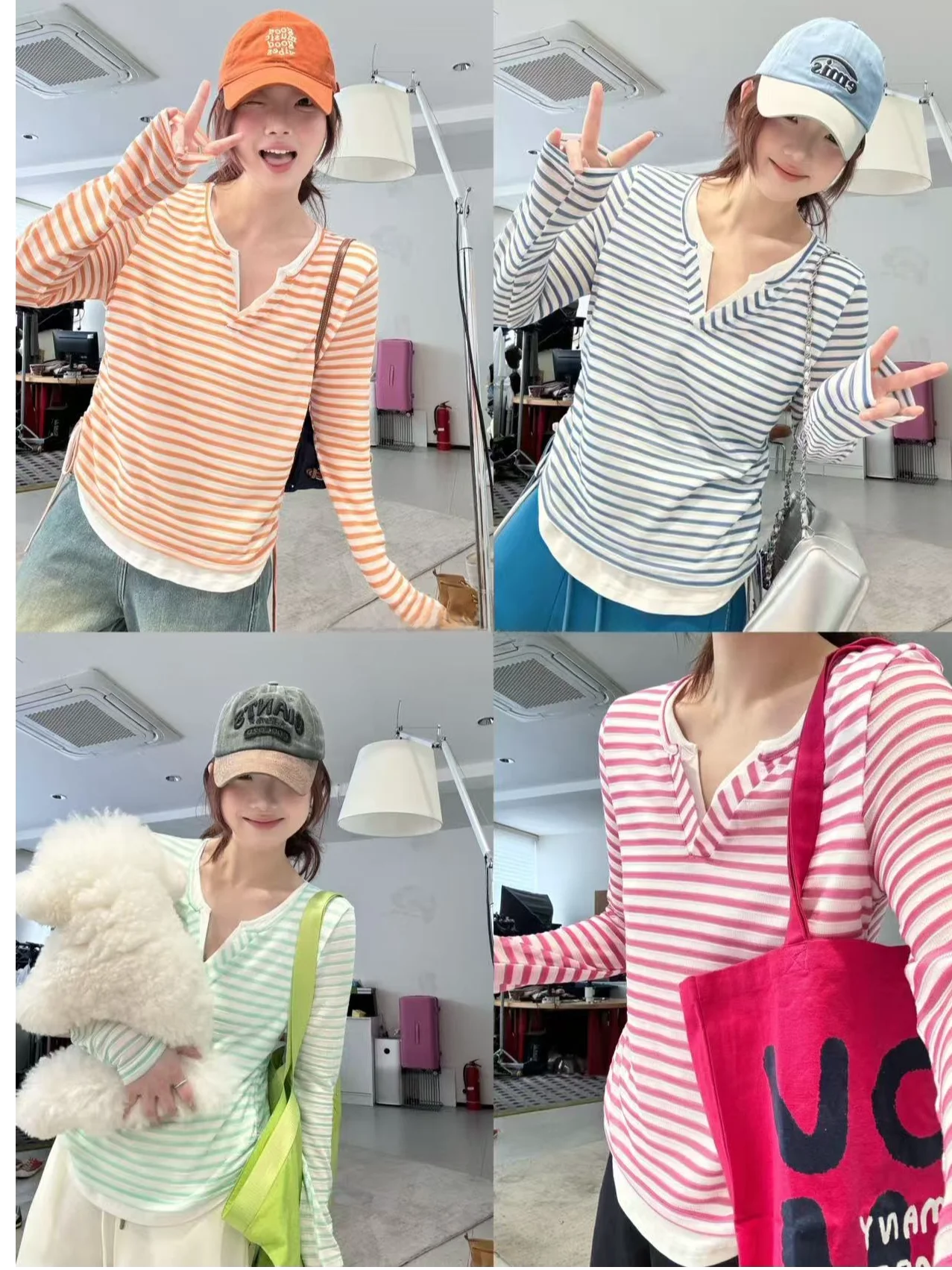 JINGU Lemon Bubble Water Long Sleeve T-Shirt Stripes Waist Cord Drawstring Fake Two-Piece Style Youthful Fit Hanfu Top
JINGU Lemon Bubble Water Long Sleeve T-Shirt Stripes Waist Cord Drawstring Fake Two-Piece Style Youthful Fit Hanfu Top