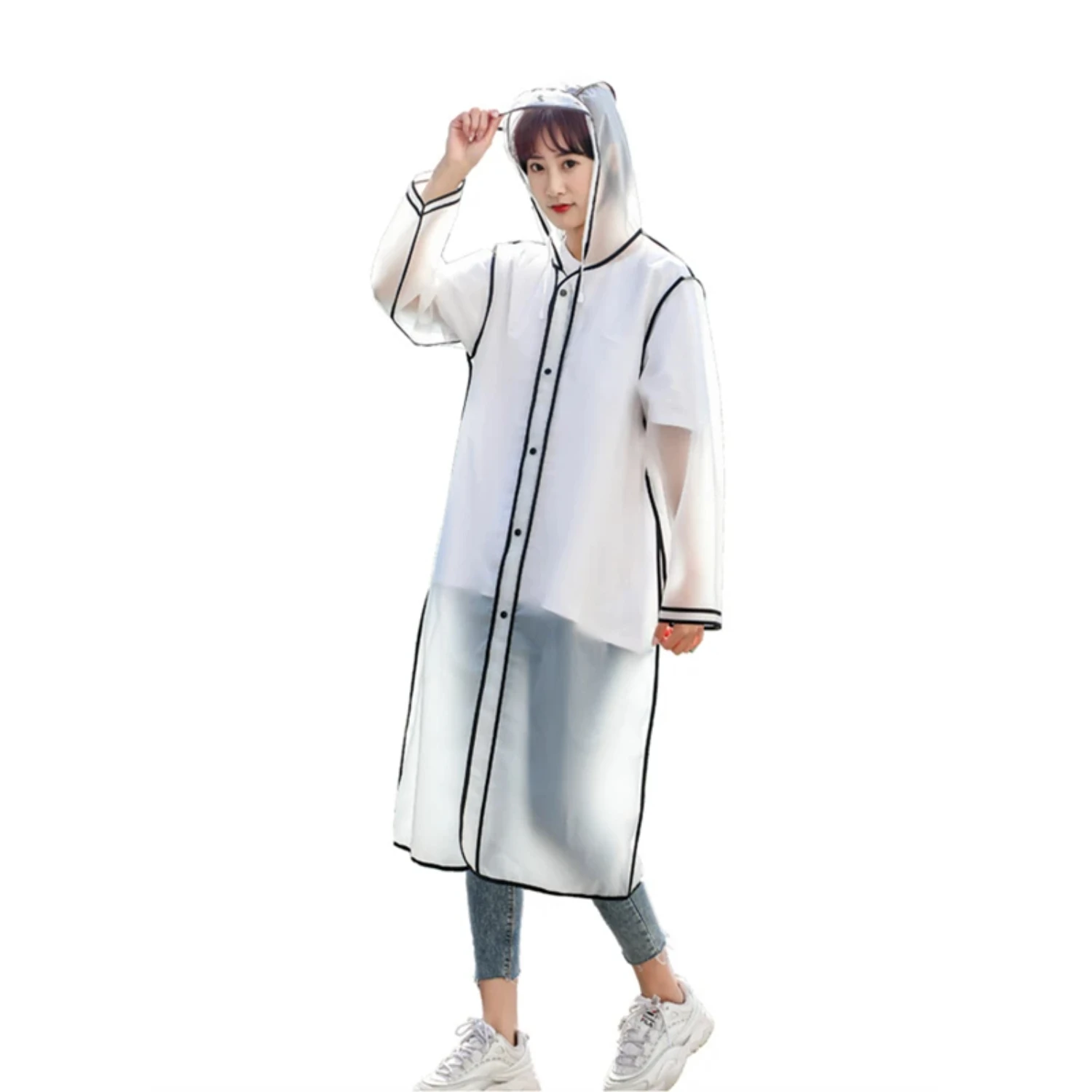 Man Raincoat Transparent Waterproof Ladies Rain Coat Women Windproof Single-person Rainwear Impermeable Environmental Travel
Man Raincoat Transparent Waterproof Ladies Rain Coat Women Windproof Single-person Rainwear Impermeable Environmental Travel