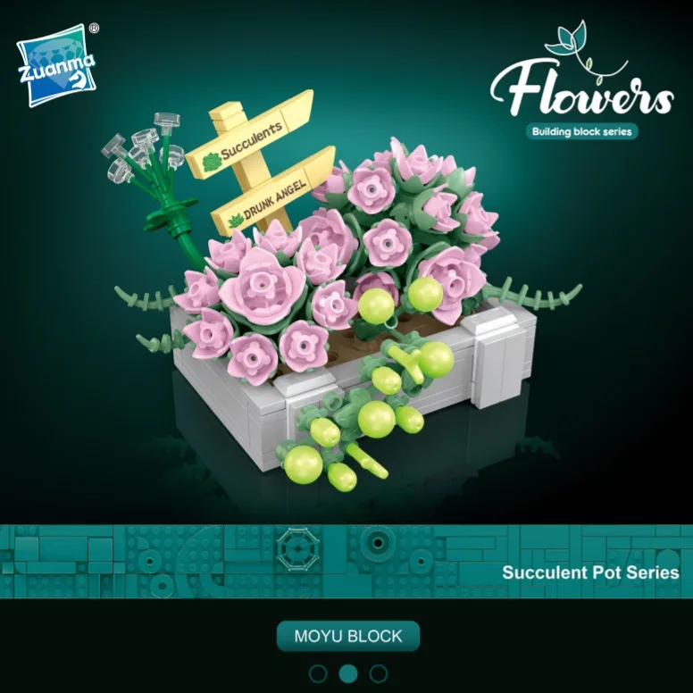 Строительный блок Flower 979, серия цветов в горшке, искусственный вечный цветок, украшение для дома, игрушка для сборки девушек своими руками в подарок
Строительный блок Flower 979, серия цветов в горшке, искусственный вечный цветок, украшение для дома, игрушка для сборки девушек своими руками в подарок