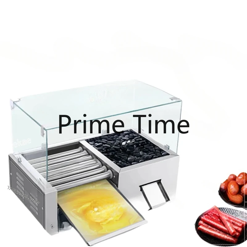 Sausage Machine Commercial Hot Dog Roller Electric Sausage Maker 360 ° Rotary Baking For Setting Up A Stall/Camping Tools 220V
Sausage Machine Commercial Hot Dog Roller Electric Sausage Maker 360 ° Rotary Baking For Setting Up A Stall/Camping Tools 220V