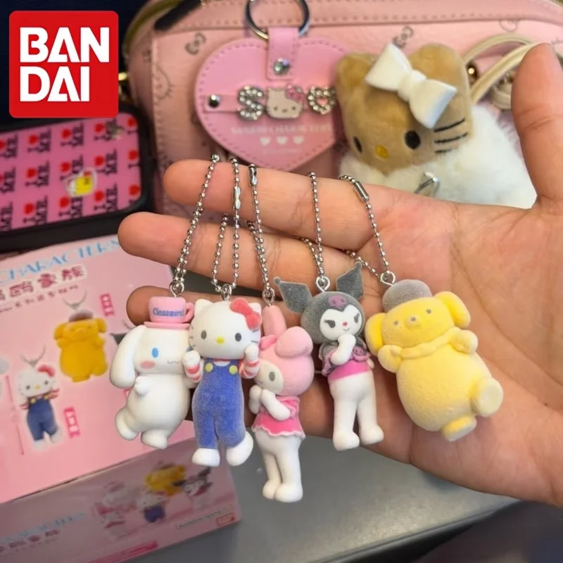 Оригинальный гашапон Bandai Sanrio: Hello Kitty, Kuromi, My Melody — пушистый брелок-подвеска, капсульная игрушка, коллекционная фигурка, подарок в стиле каваи
Оригинальный гашапон Bandai Sanrio: Hello Kitty, Kuromi, My Melody — пушистый брелок-подвеска, капсульная игрушка, коллекционная фигурка, подарок в стиле каваи