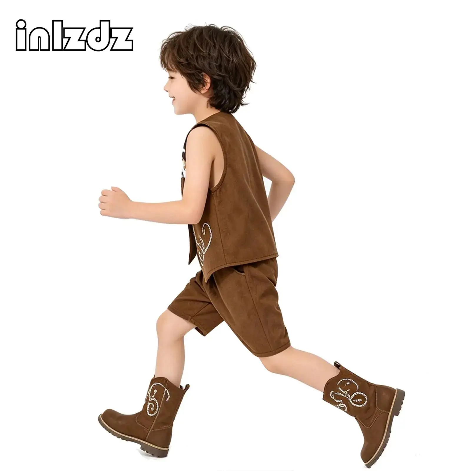 Boys Girls Cowboy Vest Waistcoat Print Fringed Waistcoat Western Costume for Halloween Carnival Cosplay Dress Up Fancy Party
Boys Girls Cowboy Vest Waistcoat Print Fringed Waistcoat Western Costume for Halloween Carnival Cosplay Dress Up Fancy Party