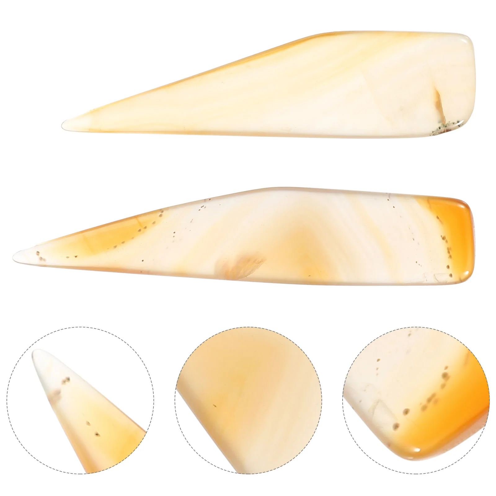 2pcs Jewelry Maintenance Tools Agate Polishing Knife for Gold Silver Copper Rings Professional Smooth
2pcs Jewelry Maintenance Tools Agate Polishing Knife for Gold Silver Copper Rings Professional Smooth