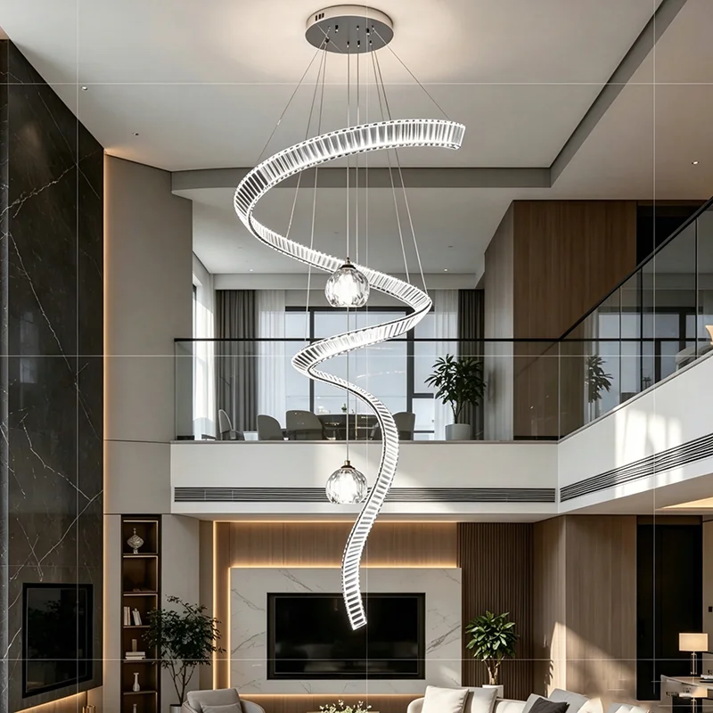 Modern Nordic Hanging Chandelier LED Pendant Light Ceiling Lamp for Staircase Living Room Bedroom Apartment Decoration
Modern Nordic Hanging Chandelier LED Pendant Light Ceiling Lamp for Staircase Living Room Bedroom Apartment Decoration