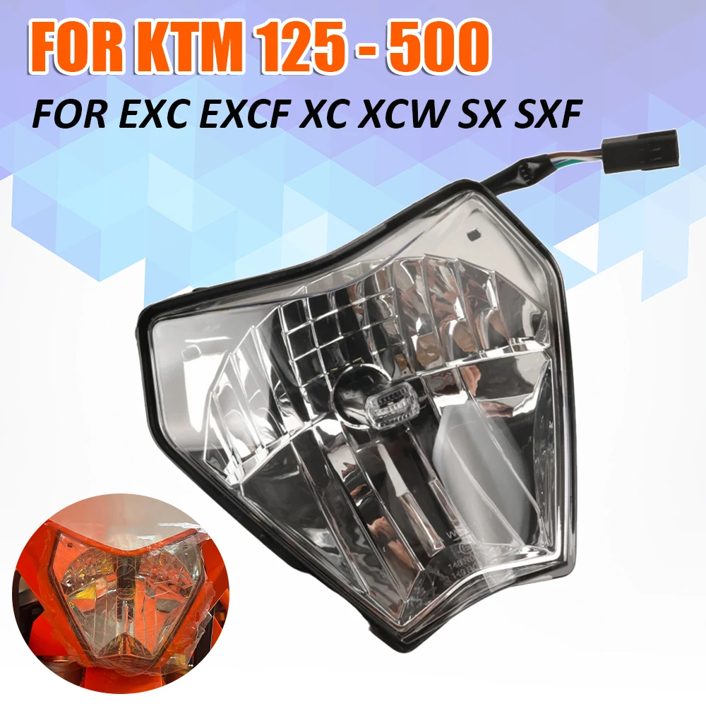 For KTM 125 250 300 350 450 500 EXC EXCF XC XCW SX SXF 2024 2025 Motorcycle Accessories LED Headlights Headlight Assemblies
For KTM 125 250 300 350 450 500 EXC EXCF XC XCW SX SXF 2024 2025 Motorcycle Accessories LED Headlights Headlight Assemblies