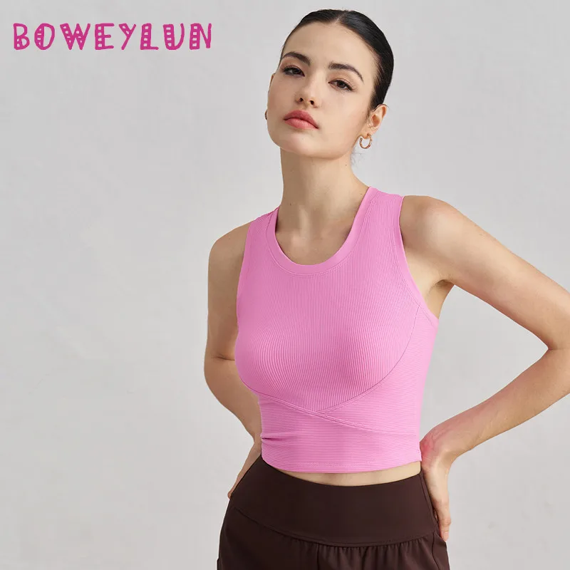 BOWEYLUN спортивная майка с фиксированной чашкой для женщин, цельная плотная, высокоэластичная, для бега, фитнеса, I-beam, жилет для йоги, женский
BOWEYLUN спортивная майка с фиксированной чашкой для женщин, цельная плотная, высокоэластичная, для бега, фитнеса, I-beam, жилет для йоги, женский