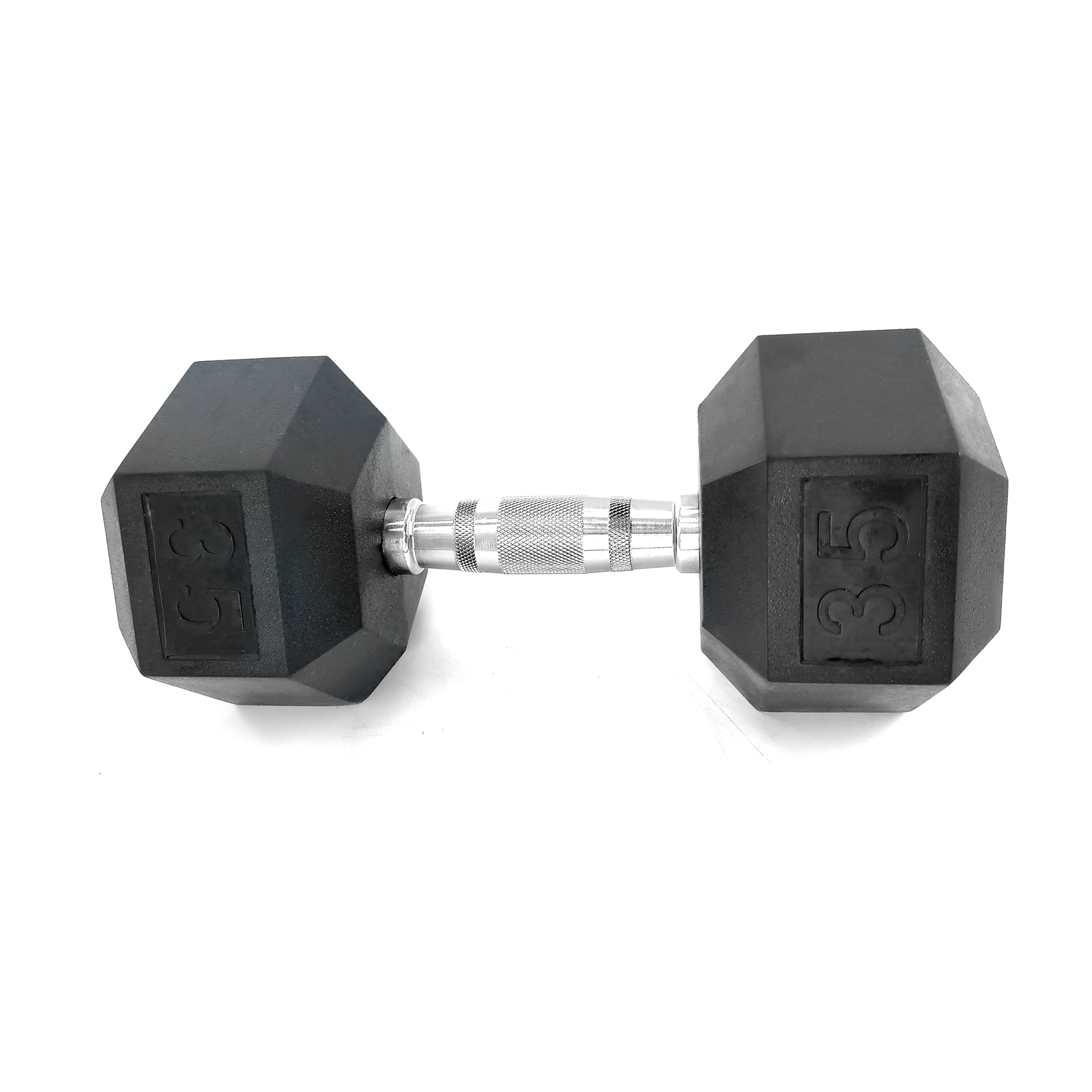 35LB (1piece)HDRS Rubber Coated Solid Cast Iron Dumbbell with Contoured Chrome Handle, Hexagon Head
35LB (1piece)HDRS Rubber Coated Solid Cast Iron Dumbbell with Contoured Chrome Handle, Hexagon Head