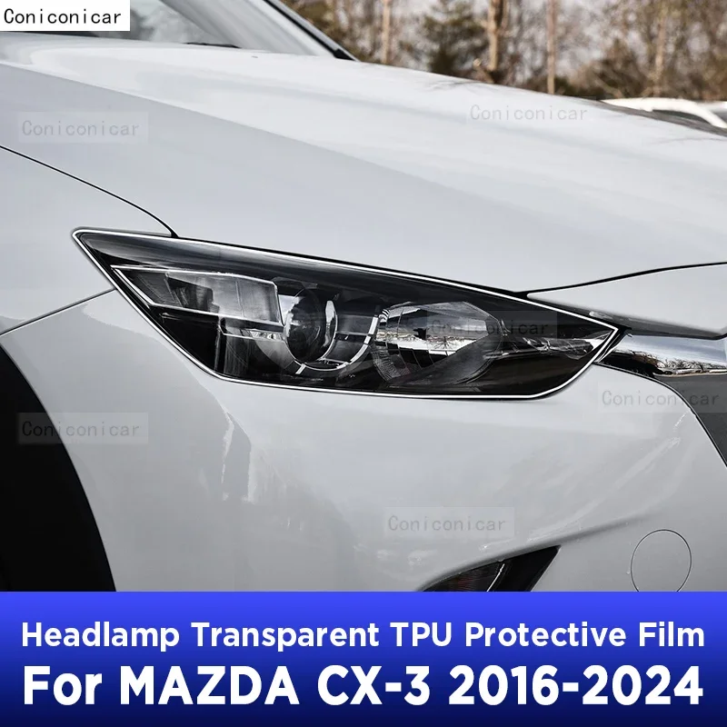 Защитная пленка, наклейки из ТПУ для MAZDA CX-3 2016-2024 2023, автомобильные фары, прозрачные черные аксессуары против царапин, PPF Beautify
Защитная пленка, наклейки из ТПУ для MAZDA CX-3 2016-2024 2023, автомобильные фары, прозрачные черные аксессуары против царапин, PPF Beautify