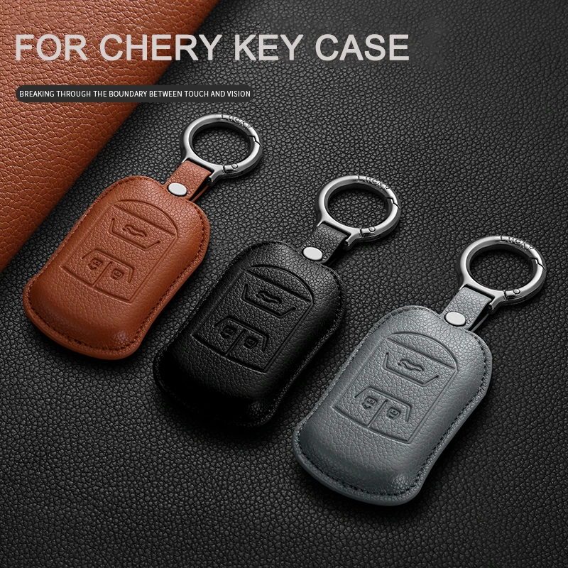 Leather Car Smart Remote Key Case Cover Holder Shell Fob For Chery Tiggo 4 3 GX Arrizo 5 6 7 Tiggo 5X 5 7 8 Keychain Accessories
Leather Car Smart Remote Key Case Cover Holder Shell Fob For Chery Tiggo 4 3 GX Arrizo 5 6 7 Tiggo 5X 5 7 8 Keychain Accessories