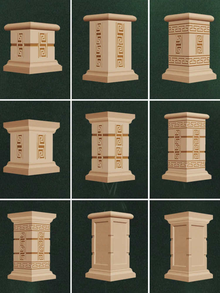 Roman column square pier mold base column foot villa square pillar pier gate square cement pillar decorative large pier
Roman column square pier mold base column foot villa square pillar pier gate square cement pillar decorative large pier
