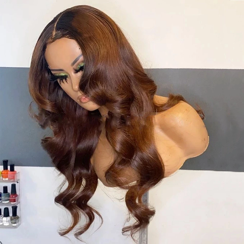 Middle Part Glueless Soft Dark Brown 180% Density Body Wave Preplucked 26inch Long Lace Front Wig For Women BabyHair Daily
Middle Part Glueless Soft Dark Brown 180% Density Body Wave Preplucked 26inch Long Lace Front Wig For Women BabyHair Daily