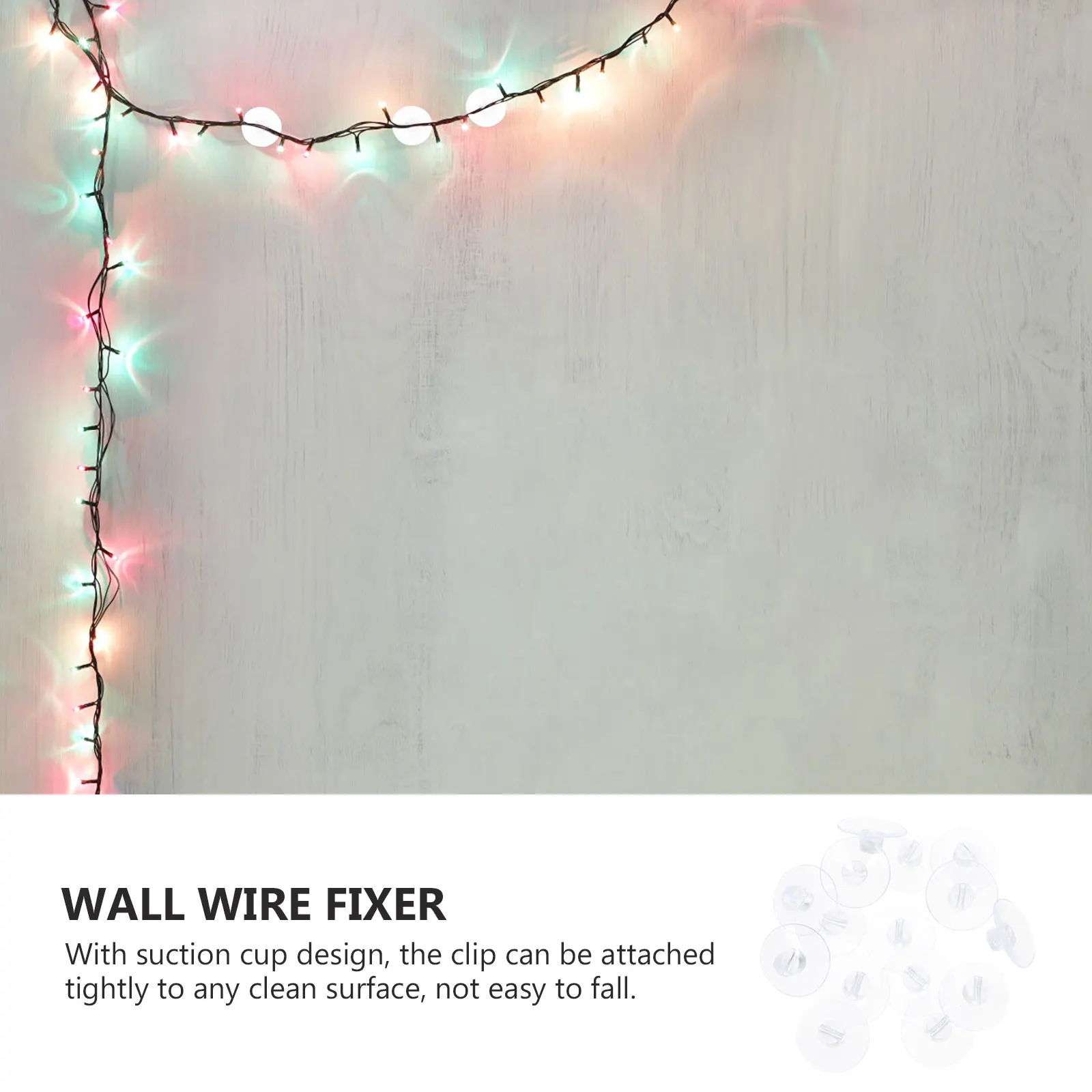 20pcs Suction Cup Cord Clips Cable Holders PVC ganizer Open Clamp Slotted Wire Pads Vacuum Sucker Fairy Lights Fixing Household
20pcs Suction Cup Cord Clips Cable Holders PVC ganizer Open Clamp Slotted Wire Pads Vacuum Sucker Fairy Lights Fixing Household