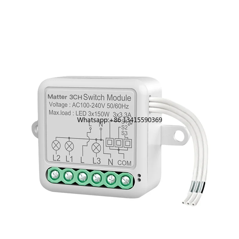 SB01-M Smart APP Control Wireless Switches 1 2 3 4 Gang DIY Smart Breaker Relay Matter Smart Switch Module
SB01-M Smart APP Control Wireless Switches 1 2 3 4 Gang DIY Smart Breaker Relay Matter Smart Switch Module