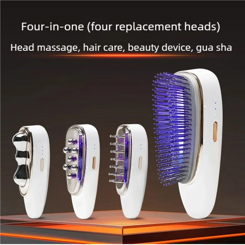 4-in-1 Massage Comb Essential Hair Oil Spray Included Head Spa Relaxation Treatment Plasma NIR Photon Hair Comb Massager
4-in-1 Massage Comb Essential Hair Oil Spray Included Head Spa Relaxation Treatment Plasma NIR Photon Hair Comb Massager