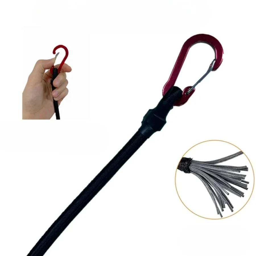 Heavy Duty Bungee Cord Elastic Tie Strap String Carabiner Hooks Kayak Cycling Luggage Packing Ropes Camping Accessories
Heavy Duty Bungee Cord Elastic Tie Strap String Carabiner Hooks Kayak Cycling Luggage Packing Ropes Camping Accessories
