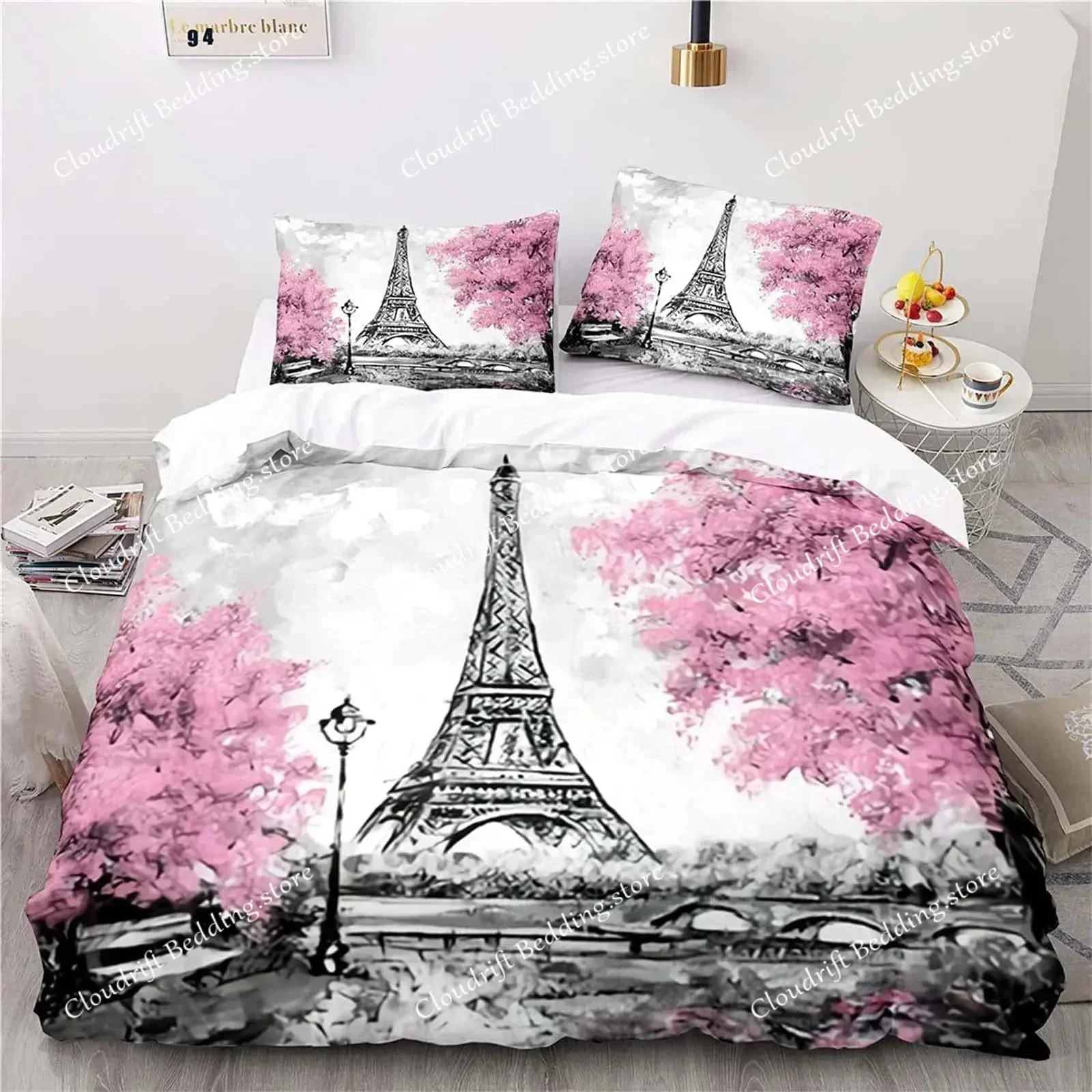 New Eiffel Tower Bedding Duvet Cover Set 3d Printing Bed Linen Fashion Design Comforter Cover Bedding Sets Bed Set home textiles
New Eiffel Tower Bedding Duvet Cover Set 3d Printing Bed Linen Fashion Design Comforter Cover Bedding Sets Bed Set home textiles