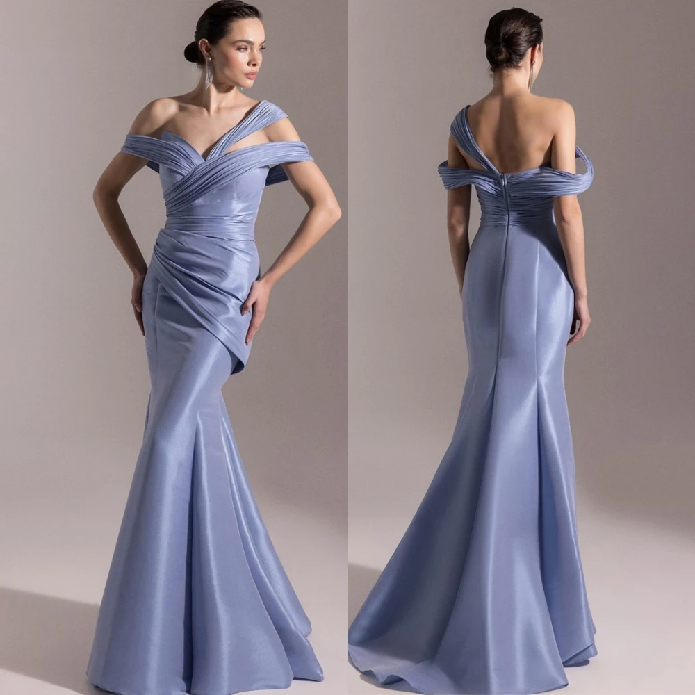 Customized Elegant Satin Off the Shoulder Evening Dress Exquisite Prom Dresses Temperament Mermaid Special Occasion Gowns
Customized Elegant Satin Off the Shoulder Evening Dress Exquisite Prom Dresses Temperament Mermaid Special Occasion Gowns