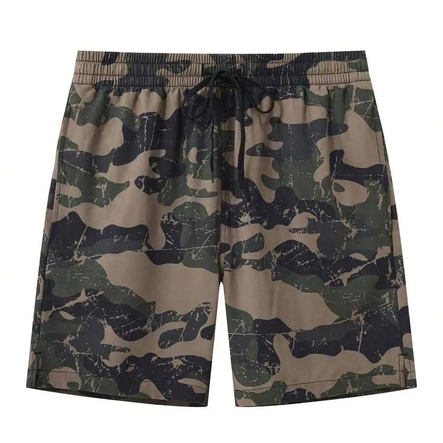 Mens Quick Dry Camouflage Board Shorts With Zipper Pockets And Mesh Lining
Mens Quick Dry Camouflage Board Shorts With Zipper Pockets And Mesh Lining