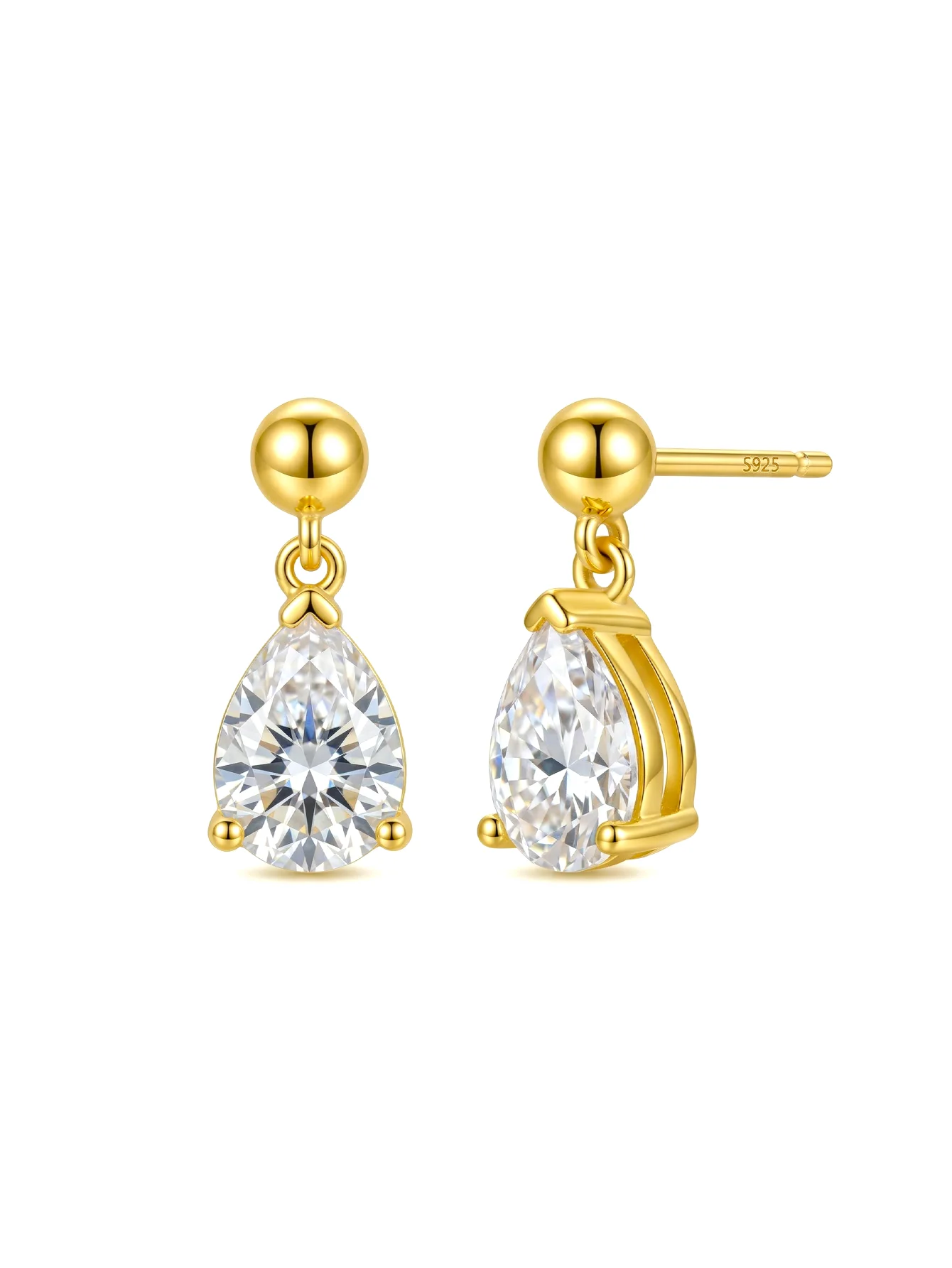 Premium S925 Sterling Silver Large Zircon Earrings Teardrop Pear-Shaped Hypoallergenic Pendant Studs Gift Box Included
Premium S925 Sterling Silver Large Zircon Earrings Teardrop Pear-Shaped Hypoallergenic Pendant Studs Gift Box Included