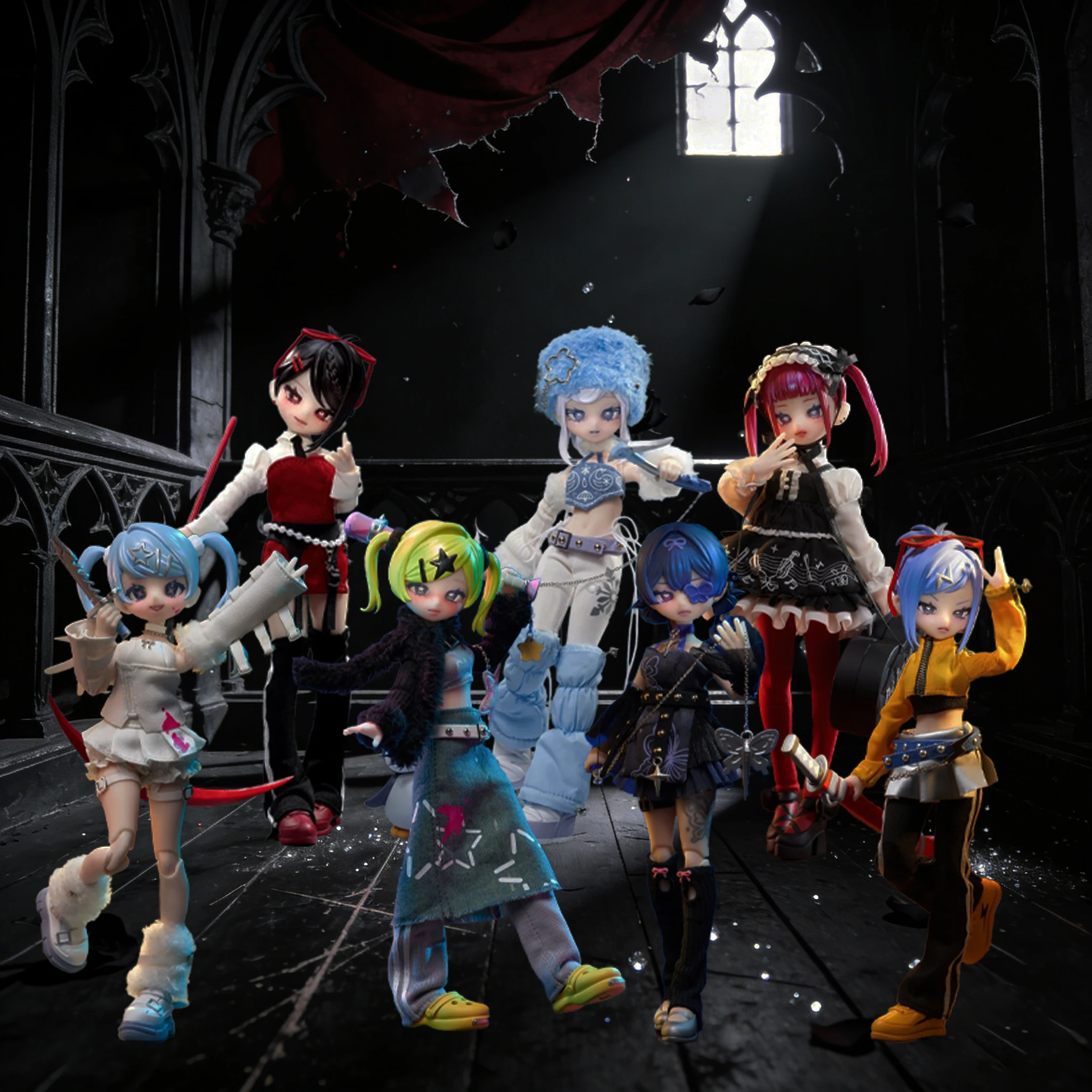 Eve Lynna V2 Double Face Killer Series Bjd Blind Box Joint Movable Mystery Box Dress Up Аниме Кукла Сумка-сюрприз Игрушка Подарки
Eve Lynna V2 Double Face Killer Series Bjd Blind Box Joint Movable Mystery Box Dress Up Аниме Кукла Сумка-сюрприз Игрушка Подарки