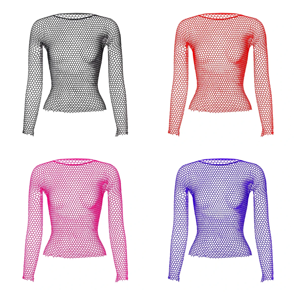Lingerie Night Dress Hollow Out Fishnet Fashion Tanks Long Sleeve Tops Bodystocking Sexy Transparent Breathable Singletss Shirt
Lingerie Night Dress Hollow Out Fishnet Fashion Tanks Long Sleeve Tops Bodystocking Sexy Transparent Breathable Singletss Shirt