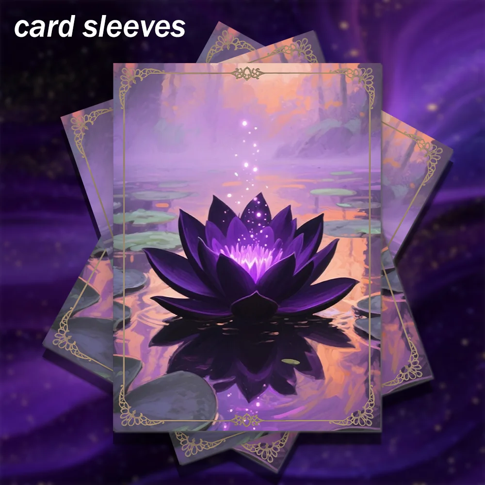 60PCS 66x91mm Lotus Printing Anime Card Sleeves Toploading Trading Card Sleeves Design Compatible With TCG MTG PTCG Sports Cards
60PCS 66x91mm Lotus Printing Anime Card Sleeves Toploading Trading Card Sleeves Design Compatible With TCG MTG PTCG Sports Cards