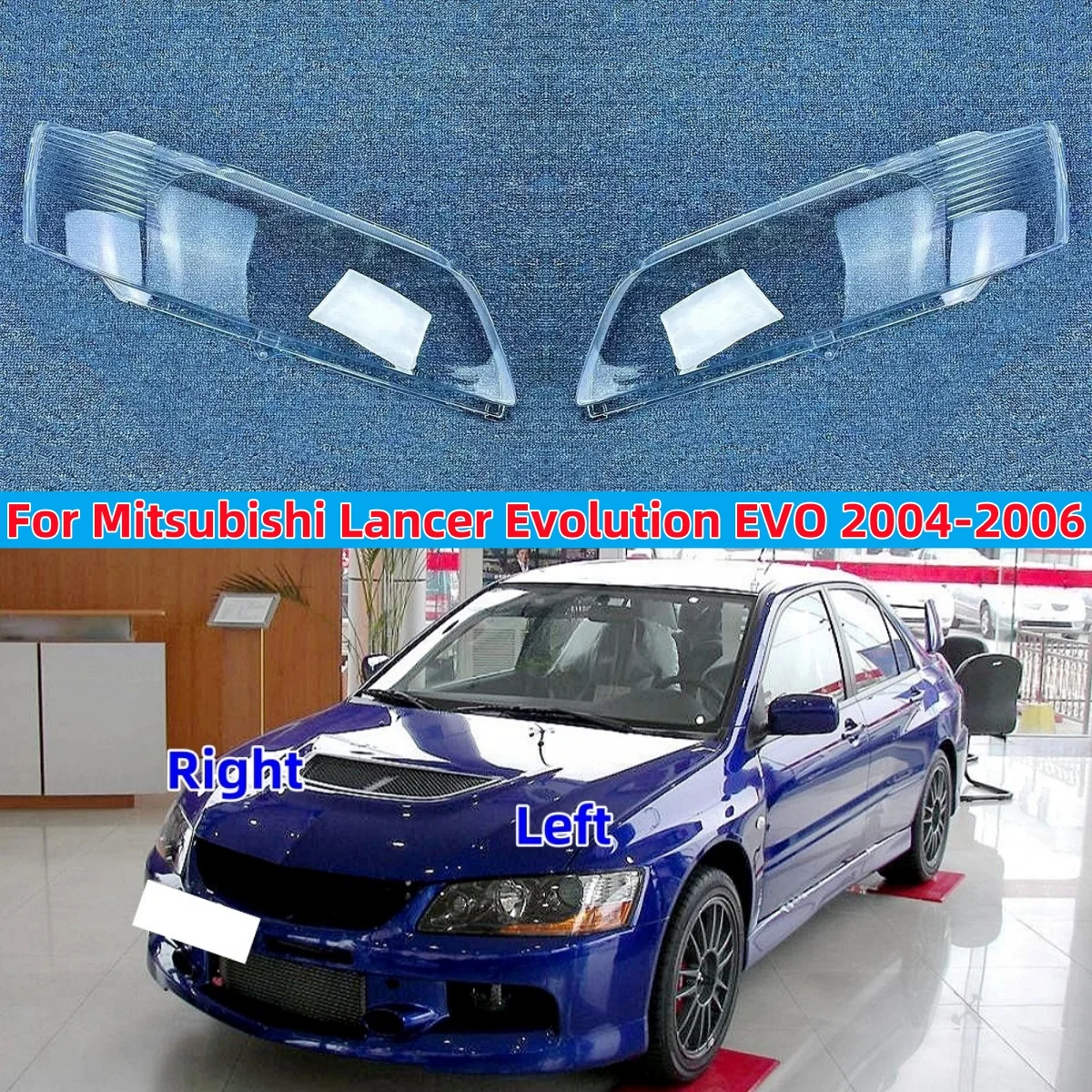 For Mitsubishi Lancer Evolution EVO9 CT9A 2004 2005 2006 Headlight Shell Headlamp Glass Lens Lamp Cover Transparent Lampshade
For Mitsubishi Lancer Evolution EVO9 CT9A 2004 2005 2006 Headlight Shell Headlamp Glass Lens Lamp Cover Transparent Lampshade