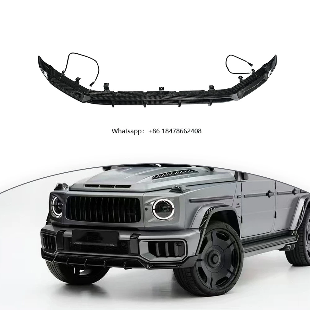 2025 New G Class W465 G63 Dry Carbon Front Bumper Lip Top Style Front Lip Lower Diffuser Anterior Chin Car Auto Parts Accessory
2025 New G Class W465 G63 Dry Carbon Front Bumper Lip Top Style Front Lip Lower Diffuser Anterior Chin Car Auto Parts Accessory