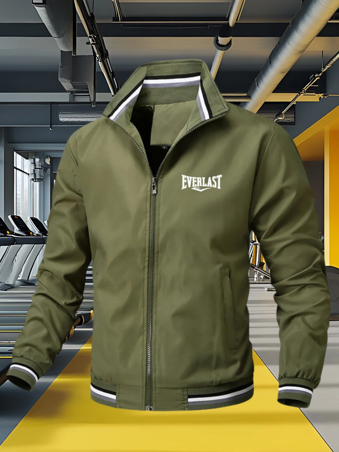 Classic Baseball-Collar Men's Jacket Spring/Summer Casual Top, Stand-Up Collar, Baseball Jacket,Bomber Jacket,Lightweight Style
Classic Baseball-Collar Men's Jacket Spring/Summer Casual Top, Stand-Up Collar, Baseball Jacket,Bomber Jacket,Lightweight Style