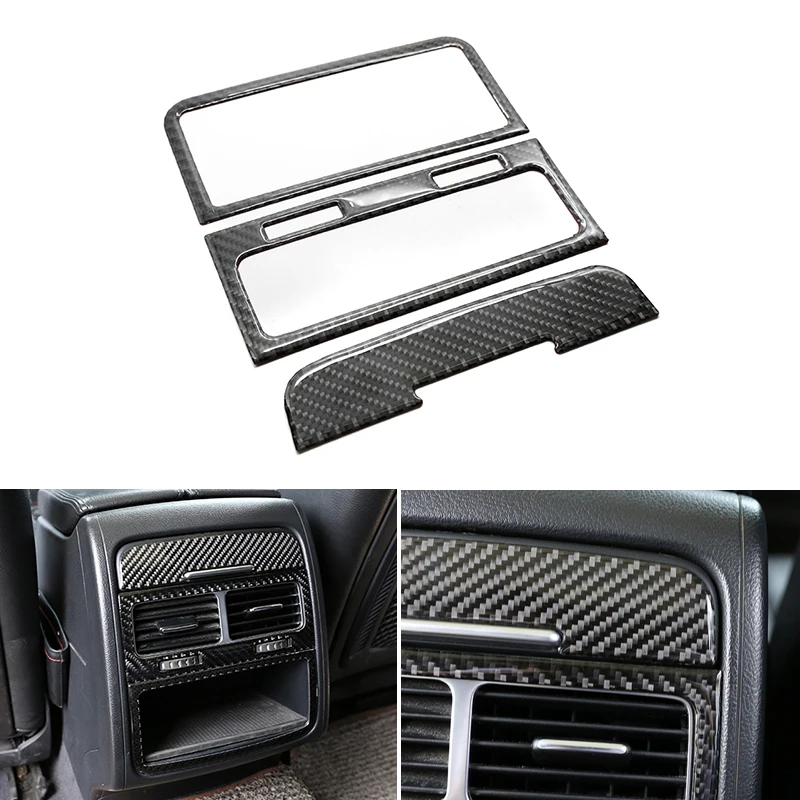 Настоящее мягкое углеродное волокно, Стайлинг автомобиля, интерьер, задний кондиционер, вентиляционное отверстие, наклейка, накладка для VW Touareg 2011-2018
Настоящее мягкое углеродное волокно, Стайлинг автомобиля, интерьер, задний кондиционер, вентиляционное отверстие, наклейка, накладка для VW Touareg 2011-2018