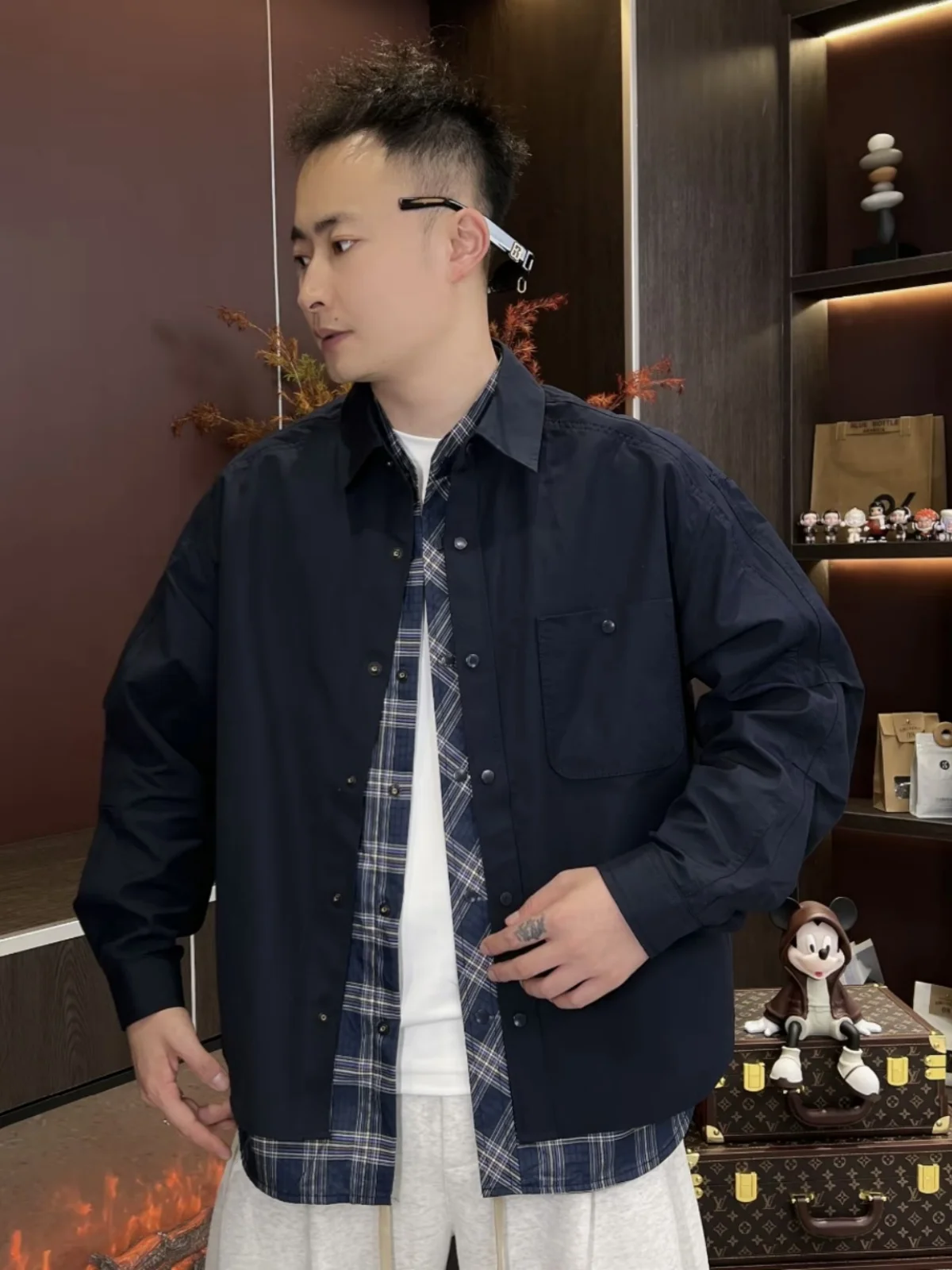 Men's Autumnal Cheered irt Jaet Casual American High Street Breathable Loose Fit Long Sve Youth Faion Cotton Blend
Men's Autumnal Cheered irt Jaet Casual American High Street Breathable Loose Fit Long Sve Youth Faion Cotton Blend