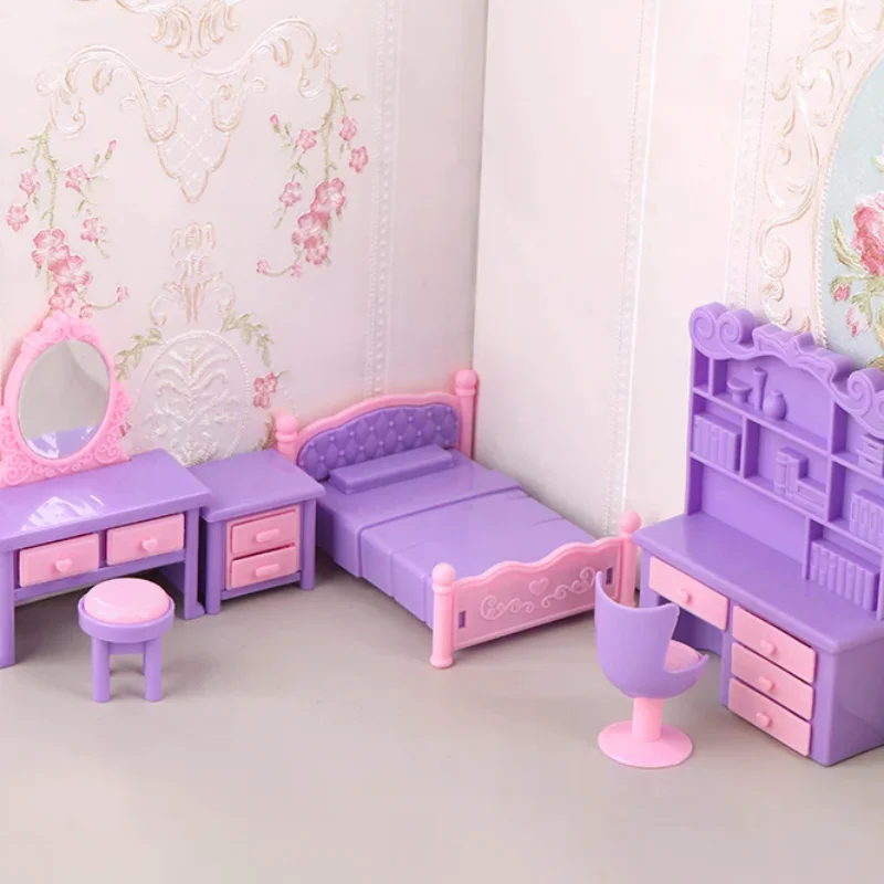 6Pcs/Set 1:12 Dollhouse Miniature Desk Chair Dressing Table Bedside Table Bed Furniture Model Decor Toy Doll House Accessories
6Pcs/Set 1:12 Dollhouse Miniature Desk Chair Dressing Table Bedside Table Bed Furniture Model Decor Toy Doll House Accessories