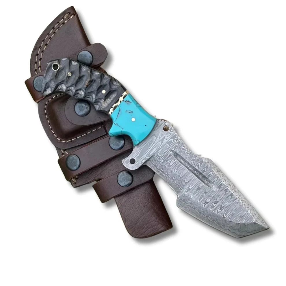 Camping Hiking Accessories Hanmade Jexa-HC-001 Multi-Function Skinner Knife with Micarta and Resin Handle Leather Sheath
Camping Hiking Accessories Hanmade Jexa-HC-001 Multi-Function Skinner Knife with Micarta and Resin Handle Leather Sheath