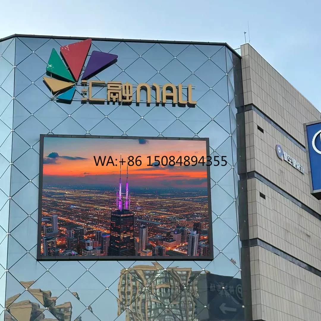 Outdoor Full Color 4K High-Definition IP65 Waterproof Commercial Advertising Screen 5000 cd Brightness Sunlight Readable 160
Outdoor Full Color 4K High-Definition IP65 Waterproof Commercial Advertising Screen 5000 cd Brightness Sunlight Readable 160
