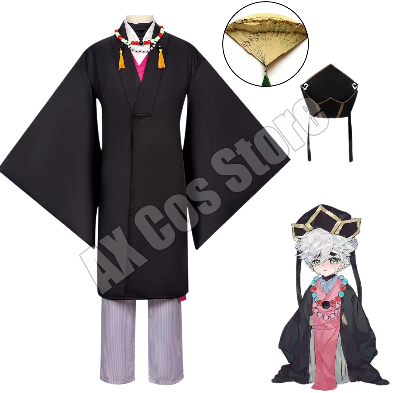 New Anime Douma Cosplay Costume Fan Japanese Kimono Cloak Coat Bathrobe Uniform Hat Halloween Costumes for Men Women Unisex
New Anime Douma Cosplay Costume Fan Japanese Kimono Cloak Coat Bathrobe Uniform Hat Halloween Costumes for Men Women Unisex