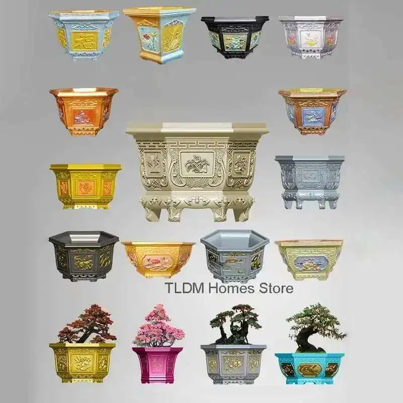 Hexagonal Cement Flowerpot Mold Home Garden Balcony Bonsai Pot Template Concrete Cast-in-place Homemade Plastic Flowerpot Mold
Hexagonal Cement Flowerpot Mold Home Garden Balcony Bonsai Pot Template Concrete Cast-in-place Homemade Plastic Flowerpot Mold