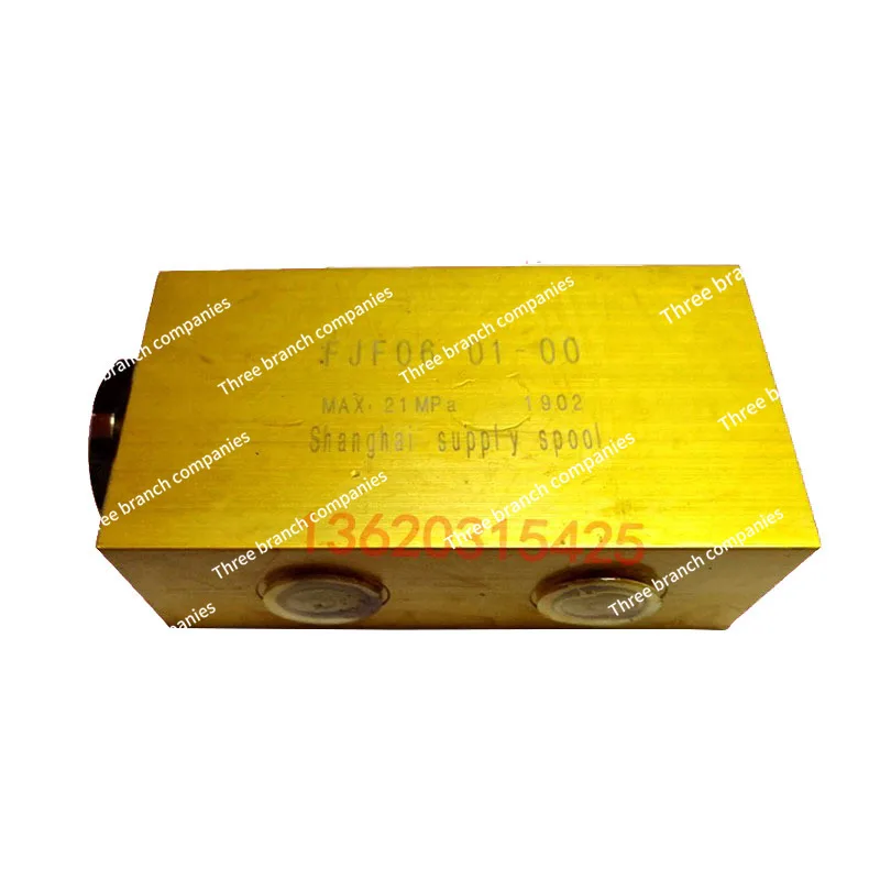 Valve FJF06-01-00 Synchronous Dividing and Collecting Valve, Double Function Cylinder Lifting Platform Balance Valve
Valve FJF06-01-00 Synchronous Dividing and Collecting Valve, Double Function Cylinder Lifting Platform Balance Valve