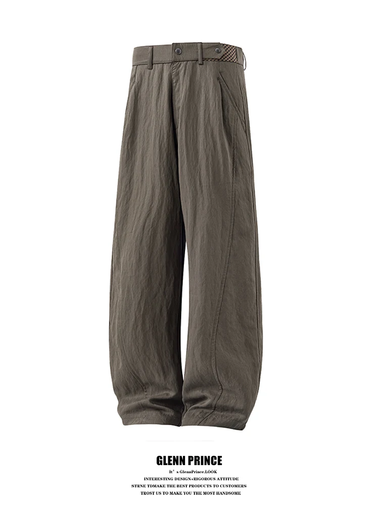 GPstudio American Retro Deconstructed Spliced Lyocell Large Size Casual Pants Men's Breathable Drape Thin Long Trousers
GPstudio American Retro Deconstructed Spliced Lyocell Large Size Casual Pants Men's Breathable Drape Thin Long Trousers