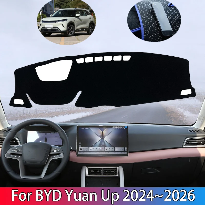 For BYD Yuan Up Atto 2 2024~2026 2025 Car Liner Anti-Slip Mat Dashboard Cover Pad Sunshade Dashmat Anti-sun Carpet Auto Fender
For BYD Yuan Up Atto 2 2024~2026 2025 Car Liner Anti-Slip Mat Dashboard Cover Pad Sunshade Dashmat Anti-sun Carpet Auto Fender