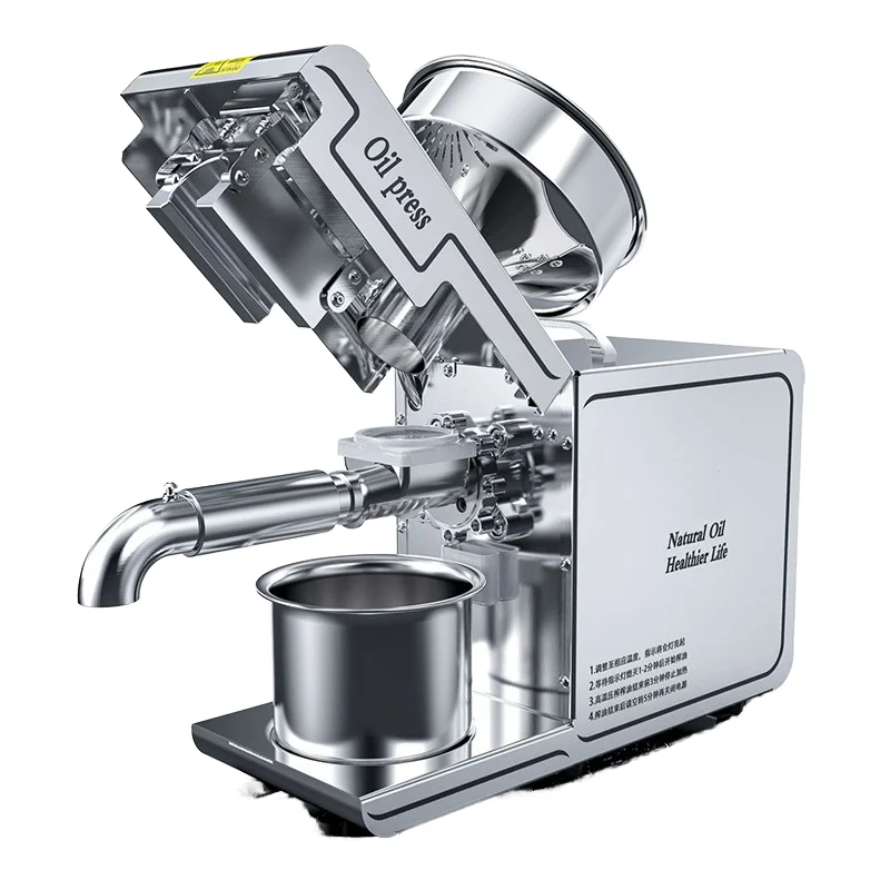 Automatic Oil Press for Home Use 5-7KG/H Low Price Coconut Palm Kernels & Hazelnuts for Sesame & Soybean Oils
Automatic Oil Press for Home Use 5-7KG/H Low Price Coconut Palm Kernels & Hazelnuts for Sesame & Soybean Oils