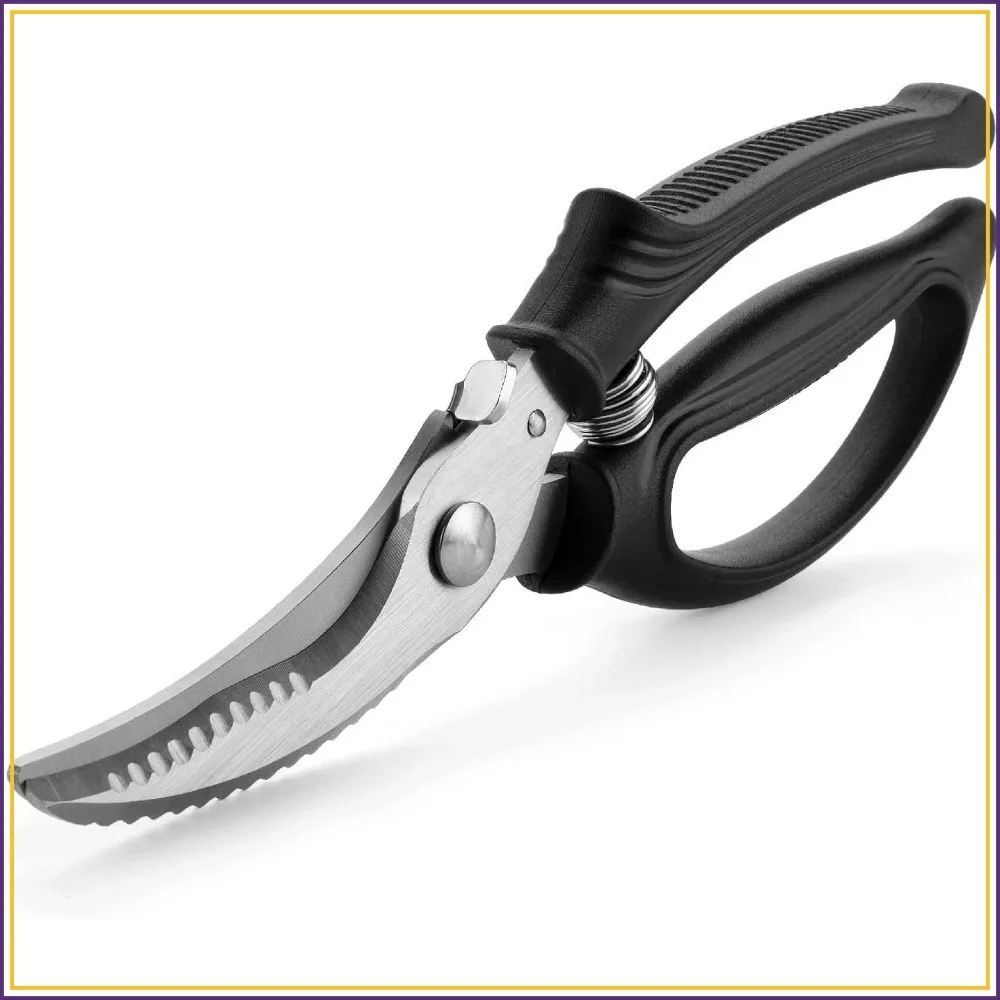 Heavy Duty Poultry Shears, Chicken Shears, Meat Cutting Scissors for Kitchen, Stainless Steel
Heavy Duty Poultry Shears, Chicken Shears, Meat Cutting Scissors for Kitchen, Stainless Steel