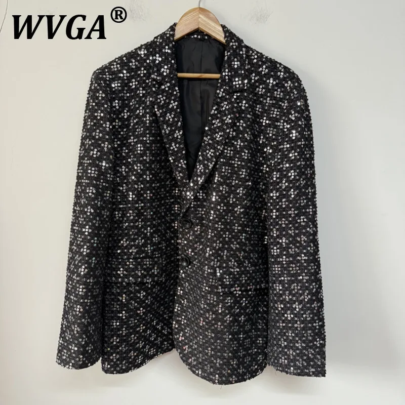WVGA Coats Spring Autumn New Man Tide Starry Sky Sequin Design Trendy Niche Chic Casual Long Sleeved Suit Jackets Ins Y2K W11320
WVGA Coats Spring Autumn New Man Tide Starry Sky Sequin Design Trendy Niche Chic Casual Long Sleeved Suit Jackets Ins Y2K W11320