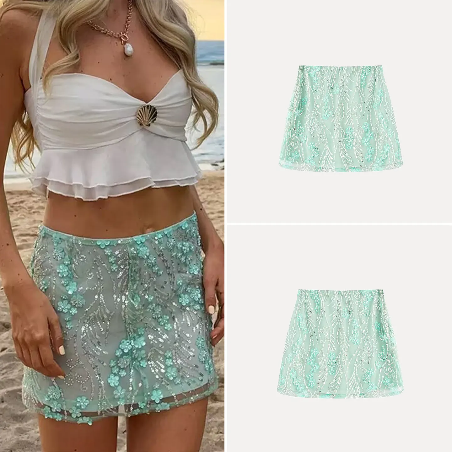 Sexy Embroidered 3D Floral Half Skirt Women's Fashion Summer 2026 Standard Waist Other Material Other Style Other ZADATA
Sexy Embroidered 3D Floral Half Skirt Women's Fashion Summer 2026 Standard Waist Other Material Other Style Other ZADATA