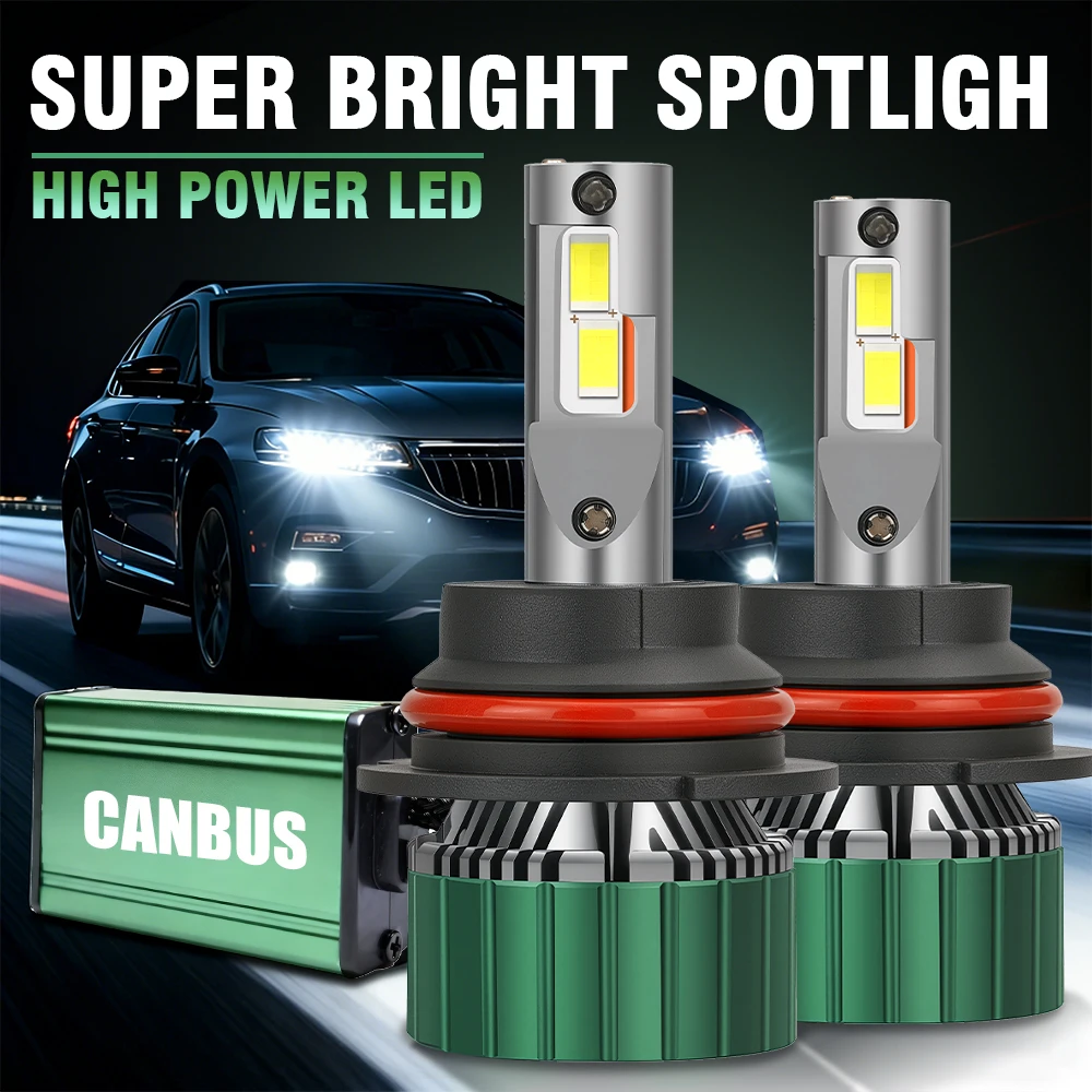 Car Led Headlight 50000LM Car Bulbs Canbus 9007 Headlamp High Low Beam 6000K Cool White Led Front Lights Plug And Play
Car Led Headlight 50000LM Car Bulbs Canbus 9007 Headlamp High Low Beam 6000K Cool White Led Front Lights Plug And Play