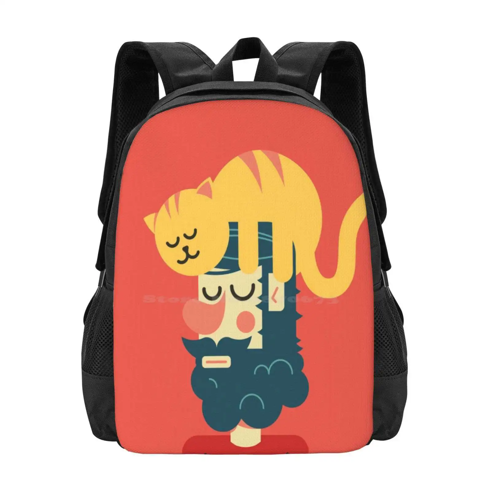 Cats Commands Backpack For Student School Laptop Travel Bag Cat Hipster Head Beard
Cats Commands Backpack For Student School Laptop Travel Bag Cat Hipster Head Beard