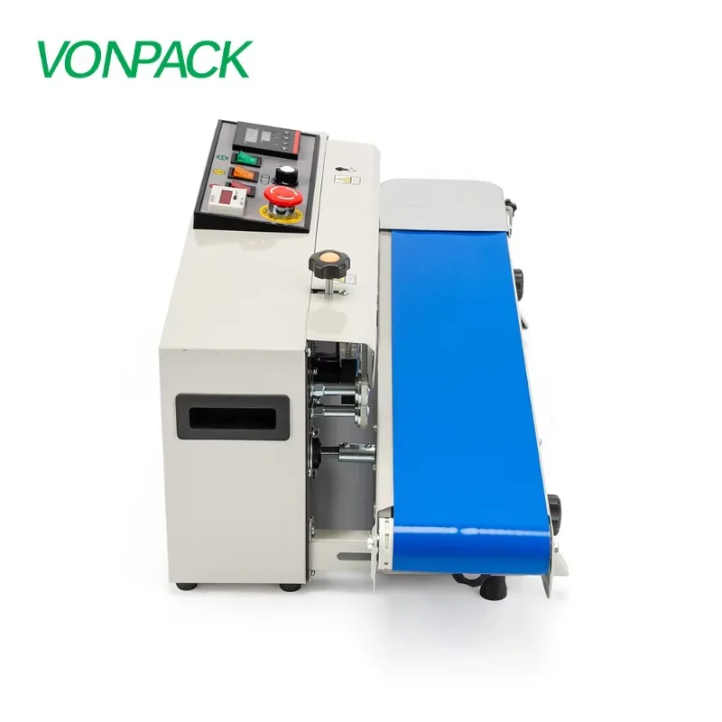 FR-900 Continuous Band Sealer Machine Baking Finish Sealing Machine Horizontal Table Plastic Film Packing Machine with Counter
FR-900 Continuous Band Sealer Machine Baking Finish Sealing Machine Horizontal Table Plastic Film Packing Machine with Counter