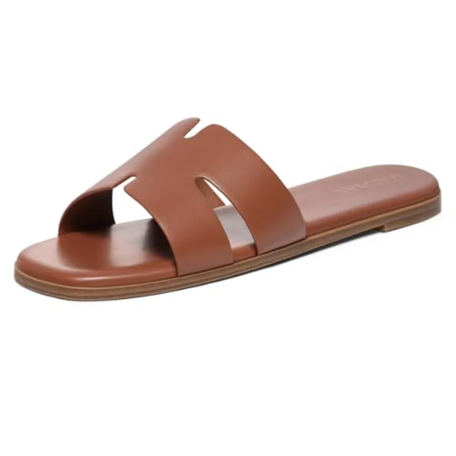 KIDMI Women's Dressy Flat Sandals, Comfortable Slip On Summer Slides, Fashion Open Toe Casual Sandals
KIDMI Women's Dressy Flat Sandals, Comfortable Slip On Summer Slides, Fashion Open Toe Casual Sandals
