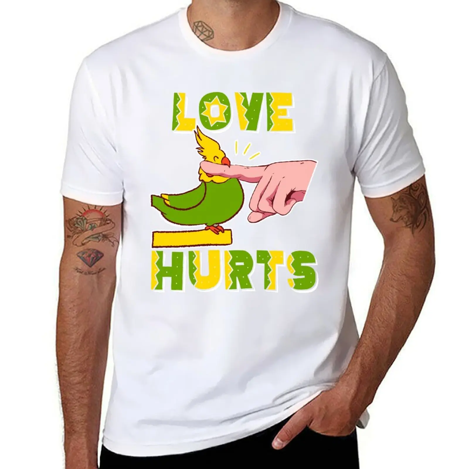 Love Hurts funny cockatiel owner , weiro bird, Cockateel lover gift T-Shirt man t shirt graphic essential t shirt T-Shirt
Love Hurts funny cockatiel owner , weiro bird, Cockateel lover gift T-Shirt man t shirt graphic essential t shirt T-Shirt
